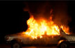 Two brothers burnt alive as car catches fire